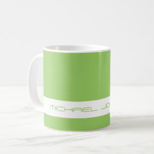 Trend Colour Kiwi Green - Futuristic Name Mug