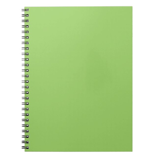 Trend Colour - Kiwi Green Notebook (Front)
