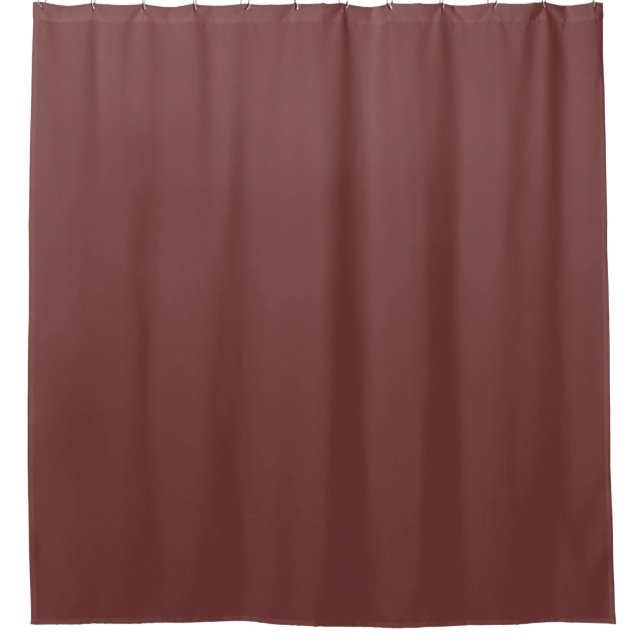 Trend Colour - Mahogany Brown Shower Curtain (Front)