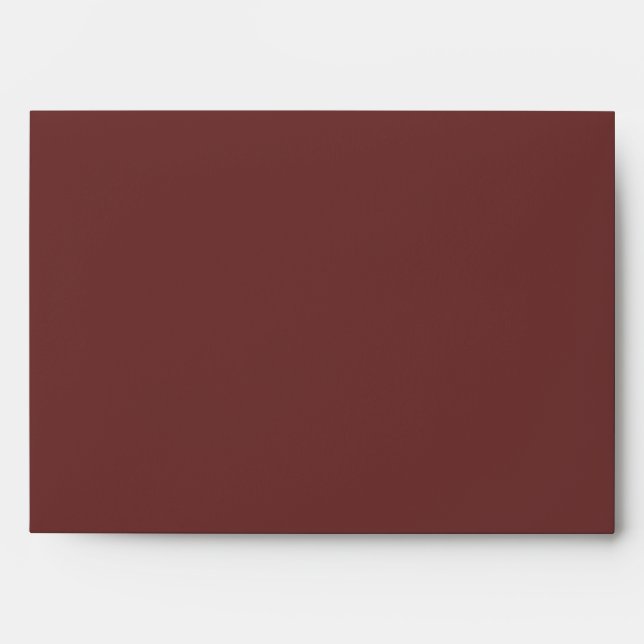 Trend Colour - Mahogany Brown - Solid Envelope (Front)