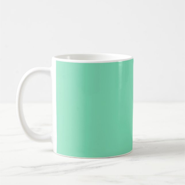 Trend Colour - Minty Green Mug (Left)