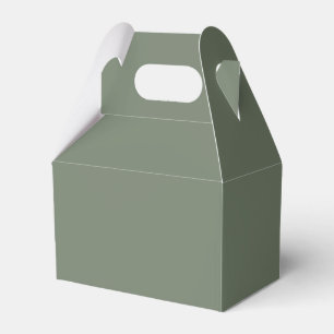 Trend Colour Muted Greenish Grey Favour Boxes