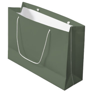 Trend Colour Muted Greenish Grey Large Gift Bag