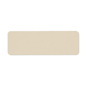 Trend Colour - Natural Beige Return Address Labels