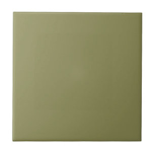 Trend Colour - Olive Green Decorative Ceramic Tile