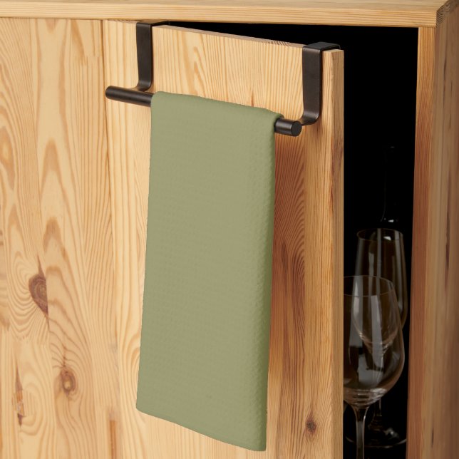 Trend Colour - Olive Green Kitchen Towel (Thirds Fold)