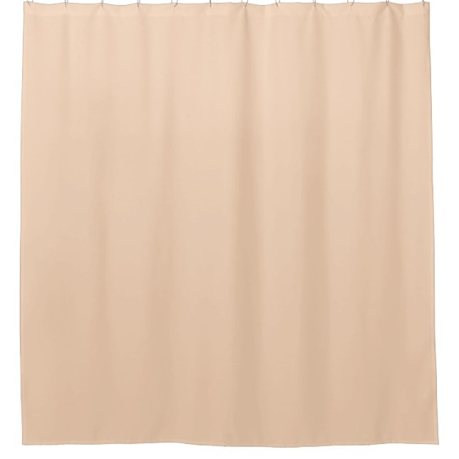 Trend Colour - Peach Blush Shower Curtain (Front)