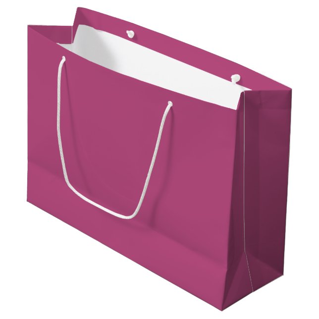 Trend Colour - Pink Purple Berry Large Gift Bag (Front Angled)