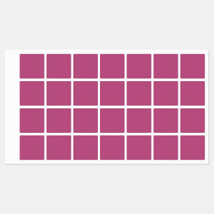 Trend Colour Pink Purple Berry Solid Coloured Labe