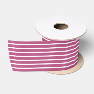 Trend Colour Pink Purple Berry Striped Satin Ribbo Ribbon