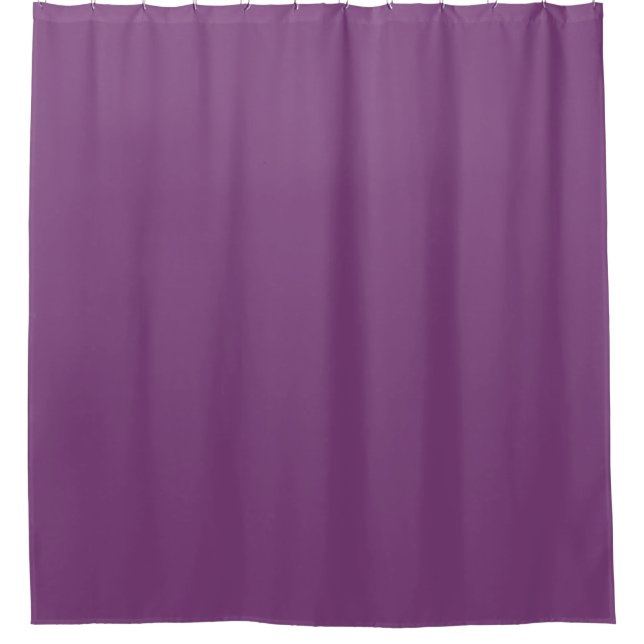 Trend Colour - Plum Purple Shower Curtain (Front)