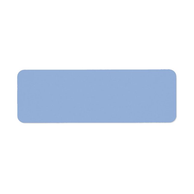 Trend Colour - Powder Blue Return Address Labels (Front)