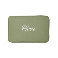 Trend Colour Reed Green Custom Bath Mat