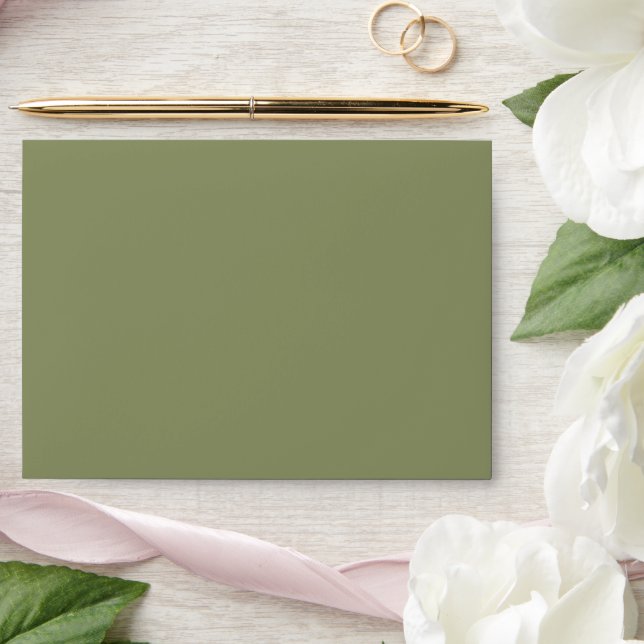 Trend Colour Reed Green - Envelope (Wedding)