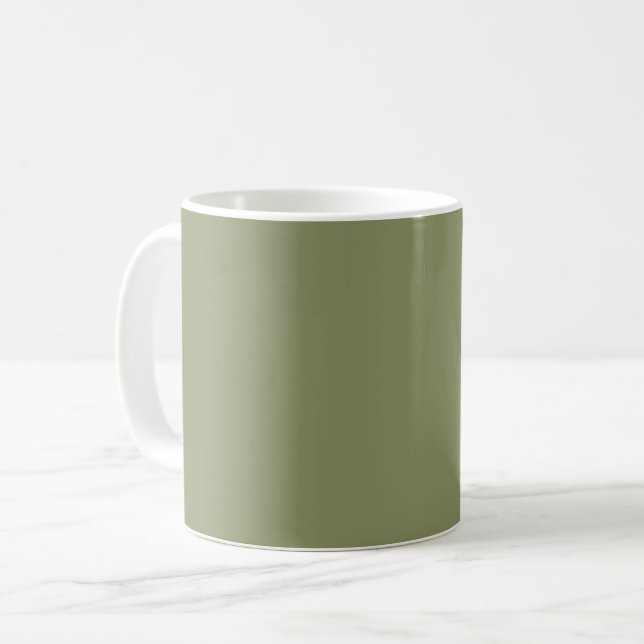 Trend Colour - Reed Green Minimalist Mug (Front Left)