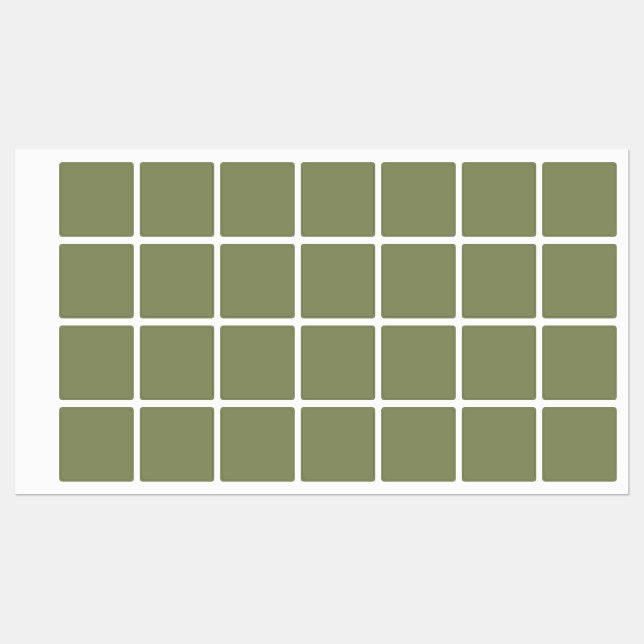 Trend Colour Reed Green Solid Coloured Labels (Sheet)