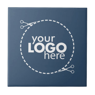 Trend Colour - Serious Blue Logo - Ceramic Tile