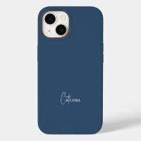 Trend Colour Serious Blue Minimalist