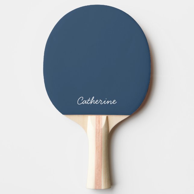 Trend Colour Serious Blue Ping Pong Paddle (Front)