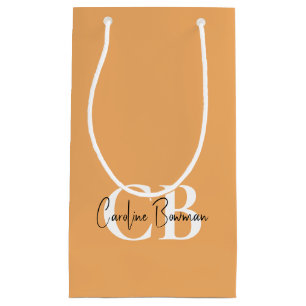 Trend Colour Soft Orange Business Gift Bag