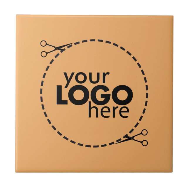 Trend Colour - Soft Orange Ceramic Tile (Front)