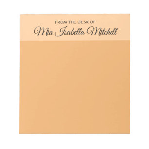 Trend Colour - Soft Orange Classic Notepad