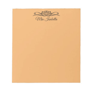 Trend Colour - Soft Orange Decorative Notepad