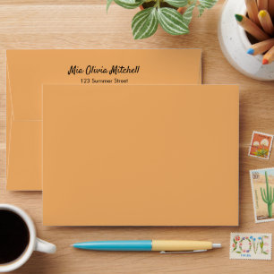 Trend Colour - Soft Orange Envelope