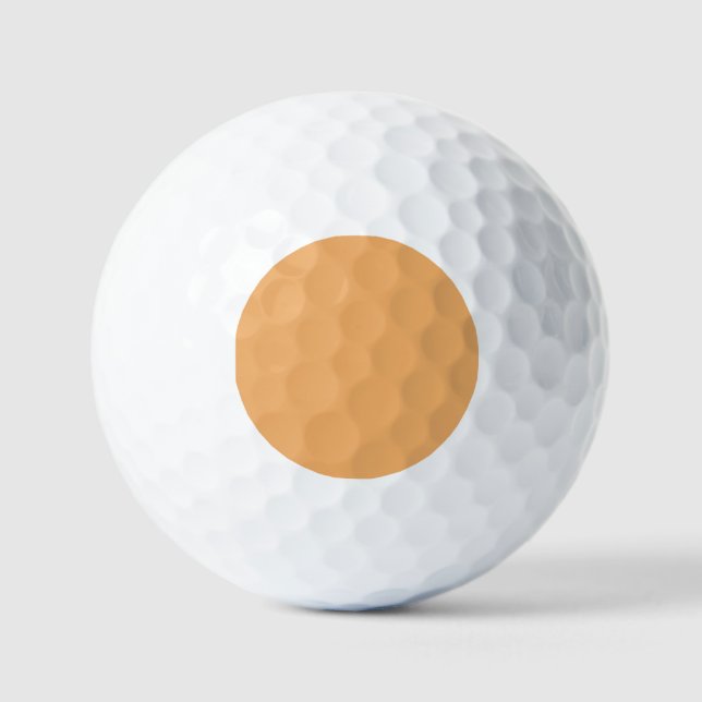 Trend Colour Soft Orange Golf Balls (Front)