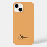 Trend Colour Soft Orange Minimalist