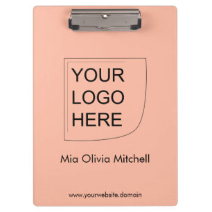 Trend Colour Soft Peach - Business Clipboard