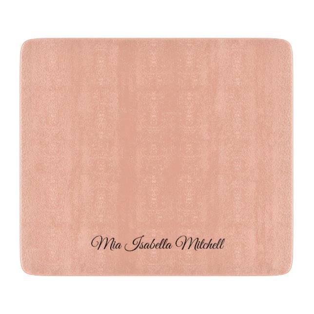 Trend Colour Soft Peach Cutting Board (Front)