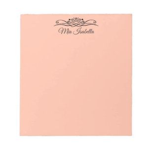 Trend Colour - Soft Peach Decorative Notepad