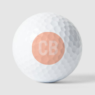 Trend Colour Soft Peach Golf Balls