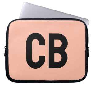 Trend Colour Soft Peach Laptop Sleeve