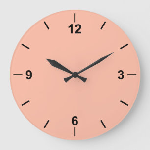 Trend Colour Soft Peach Large Wall Clock