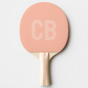 Trend Colour Soft Peach Ping Pong Paddle