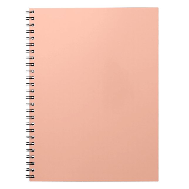 Trend Colour - Soft Peach Solid Notebook (Front)