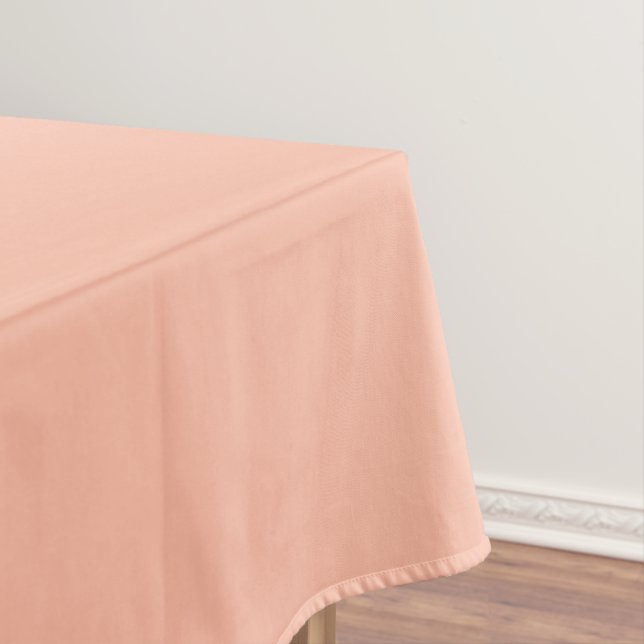 Trend Colour Soft Peach Tablecloth (In Situ)
