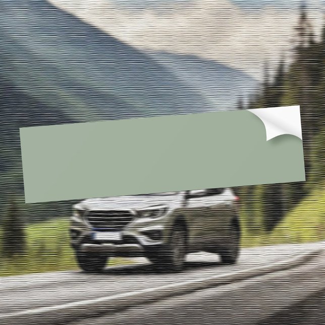 Trend Colour Soft Sage Bumper Sticker (Creator Uploaded)