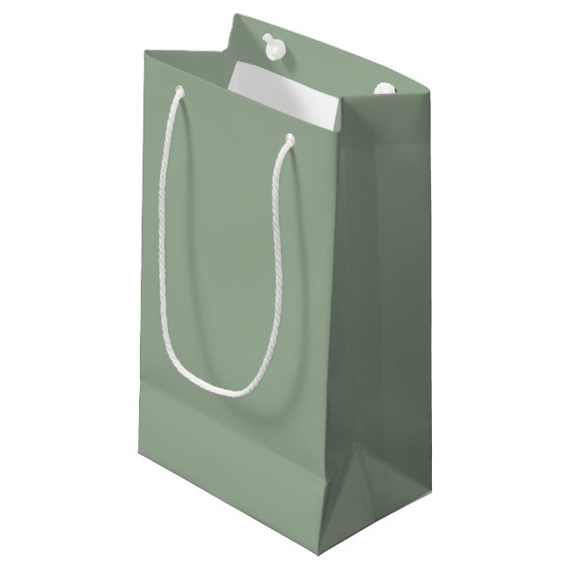 Trend Colour Soft Sage Gift Bag (Front Angled)