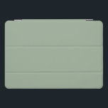 Trend Colour - Soft Sage - iPad Smart Cover<br><div class="desc">Modern and stylish solid coloured soft sage iPad Smart Cover from our "Trendy Pink Christmas Colour Collection".  Elegant plain greenish grey not only for Christmas.</div>