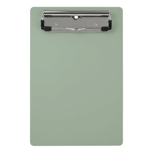 Trend Colour - Soft Sage Mini Clipboard (Front)