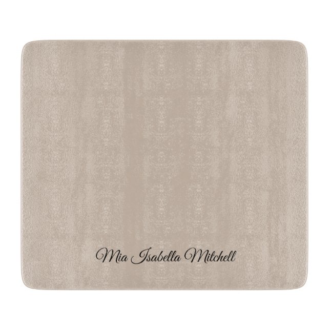 Trend Colour Soft Taupe Cutting Board (Front)