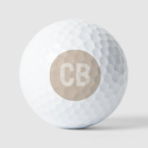 Trend Colour Soft Taupe Golf Balls
