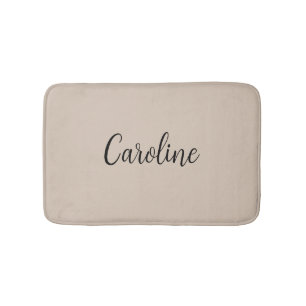 Trend Colour Soft Taupe Name Bath Mat