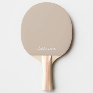 Trend Colour Soft Taupe Ping Pong Paddle
