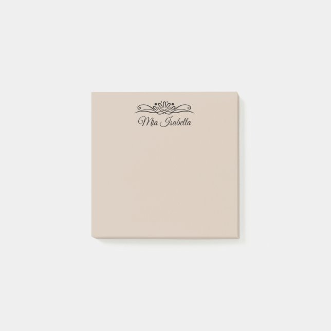 Trend Colour - Soft Taupe Solid  Post-it Notes (Front)