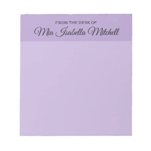 Trend Colour - Soft Violet Classic Notepad