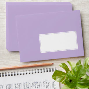 Trend Colour - Soft Violet Customisable Envelope